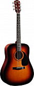 Fender DG-5 ACOUSTIC SUNBURST акустическая гитара, цвет санберст