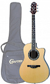 Crafter FSG-250EQ/N электроакустическая гитара, с фирменным чехлом в комплекте