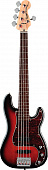 Fender SQUIER STD P-BASS SPC BKM 5-струнная бас-гитара, цвет чёрный металлик