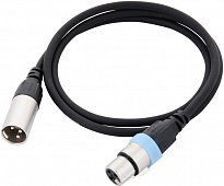 Cordial CCM 1 FM кабель микрофонный, 1 метр, цвет черный