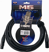 Klotz M5FM06 микрофонный кабель, 6 метров, черный