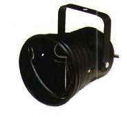 DTS прожектор ПИНСПОТ (PAR 36), стальной черный, 220V, 6 V / 30 W, с кабелем 182 см, без разъема и лампы