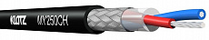 Klotz MY250CH LU50 микрофонный кабель 6 мм, черный, катушка 50 метров