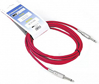Invotone ACI1302R инструментальный кабель, длина 2 метра, красный