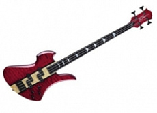 B.C.Rich NJMB (BK, N, TR) бас-гитара, дизайн корпуса NJ Mockingbird, 24 лада, P/P.