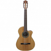 Perez CW 600 гитара классическая со звукоснимателем, верхняя дека цельный кедр, корпус красное дерево