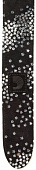 Planet Waves 2' Suede with Silver Screened Star Print ремень гитарный