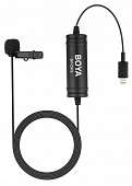 Boya BY-DM1 петличный микрофон для iPhone всенаправленный (разъем Lightning)