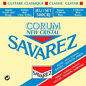 Savarez 500CRJ Corum New Cristal Red / Blue medium-high tension струны для классической гитары