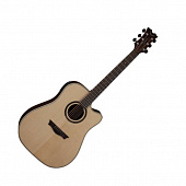 Dean NSDC GN электроакустическая гитара дредноут, цвет натуральный