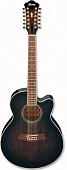 Ibanez AEL2012E Transparent Black Sunburst электроакустическая гитара