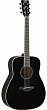 Yamaha FG-TA BL трансакустическая гитара, цвет черный