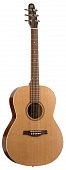 Seagull Coastline S6 Folk Cedar + Case акустическая гитара Grand Auditorium с кейсом, цвет натуральный