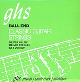 GHS 2050W Silver Alloy набор струн для классической гитары, нейлон/серебро