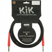 Klotz KIKC3.0PP3 инструментальный кабель, цвет чёрный, длина 3 метра