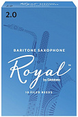 Rico RLB1020  трости для баритон-саксофона, Royal (2), 10 шт. в пачке