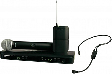 Shure BLX1288E/P31 двухканальная радиосистема с ручным передатчиком