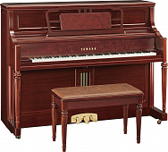 Yamaha M3SDW  пианино 118 см, темный орех сатинированное, с банкеткой