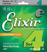 Elixir 14677 NanoWeb струны для бас-гитары