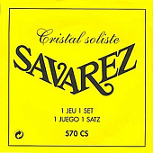 Savarez 570CS Cristal Soliste Yellow high tension струны для класической гитары, нейлон
