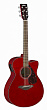 Yamaha FSX800C RR электроакустическая гитара, цвет рубиновый