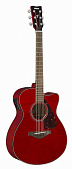 Yamaha FSX800C RR электроакустическая гитара, цвет рубиновый