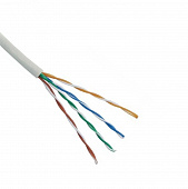 Novacord UUTP-4P-C5E-A24S-PVC-WH (1 м) кабель "Витая пара", CAT 5e, строительный, магистральный, для передачи цифрового аудиосигнала или Ethernet до 100 метров