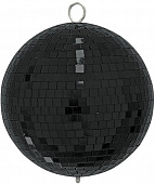 Eurolite Mirror Ball 15cm Black mate зеркальный шар, диаметр 15 см, черная матовая краска