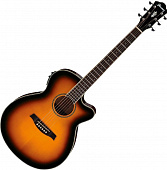 Ibanez AEG10II-VS гитара электроакустическая, цвет санберст