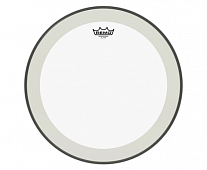 Remo P4-1318-C2 18" Powerstroke clear пластик 18" для бас барабана, прозрачный с демпферным кольцом