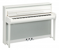 Yamaha CLP-785PWH цифровое пианино, 88 клавиш, клавиатура GT/256 полифония/533тембра/2х150вт/USB, цвет-белый