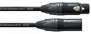 Cordial CPM 1 FM микрофонный кабель XLR "мама"—XLR "папа", 1 метр, черный