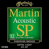 Martin 41MSP3600 струны для 12-струнной акустической гитары