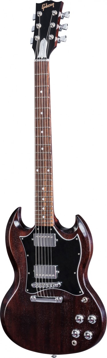 Gibson SG Faded HP 2017 Worn Brown электрогитара, цвет состаренный коричневый, чехол в комплекте