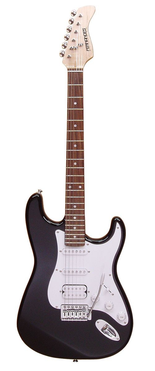 Fernandes LE-1Z BLK/ L  электрогитара Stratocaster HSS, цвет чёрный
