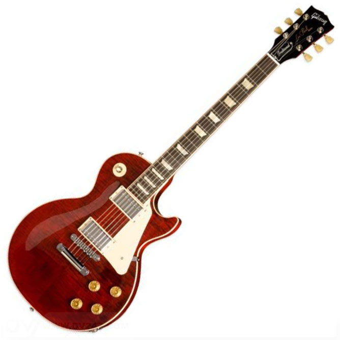 Gibson Les Paul Traditional-Plus Top Wine Red электрогитара с кейсом, цвет красный