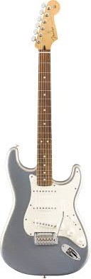 Fender Player Stratocaster®, Pau Ferro Fingerboard, Silver электрогитара, цвет серый