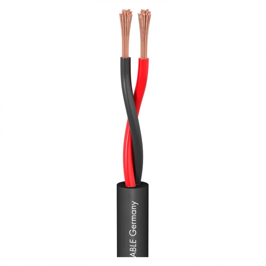 Sommer Cable SC-Meridian Mobile SP225 BLK  кабель акустический (спикер) круглый, цена за 1 м