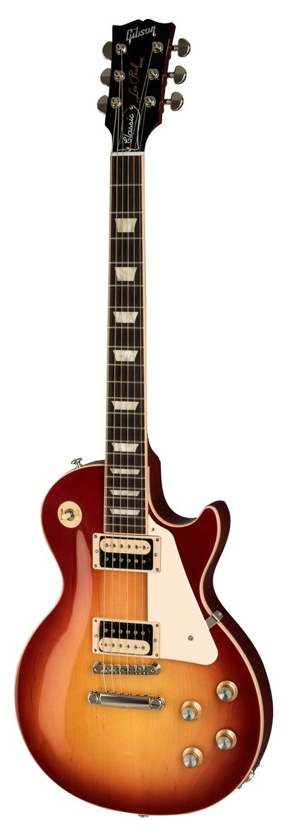 Gibson 2019 Les Paul Classic Heritage Cherry Sunburst электрогитара, цвет вишневый в комплекте кейс