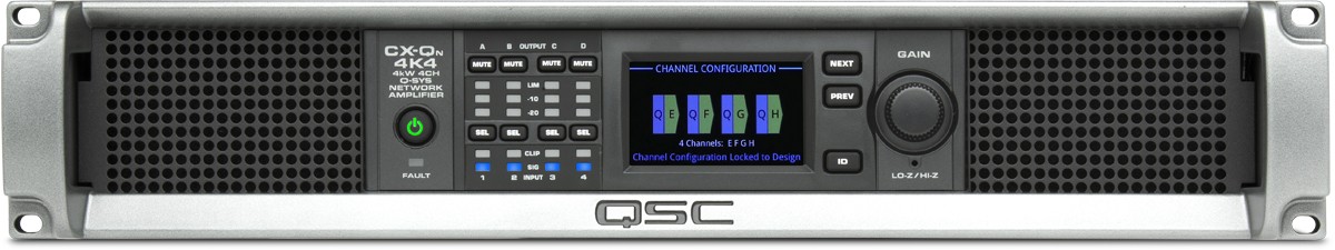 QSC CX-Qn 4K4  усилитель 4 х 1000Вт Q-SYS