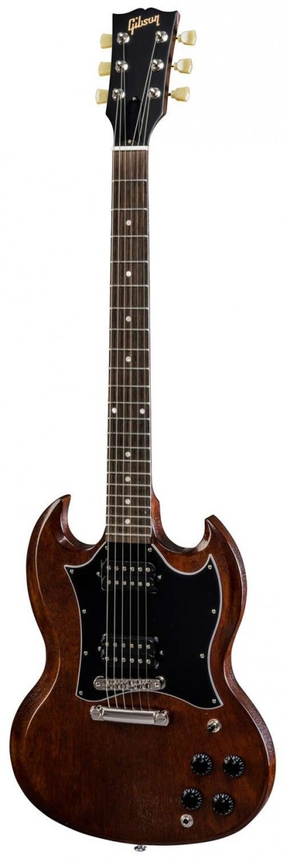Gibson SG Faded 2018 Worn Bourbon электрогитара, цвет коричневый, чехол