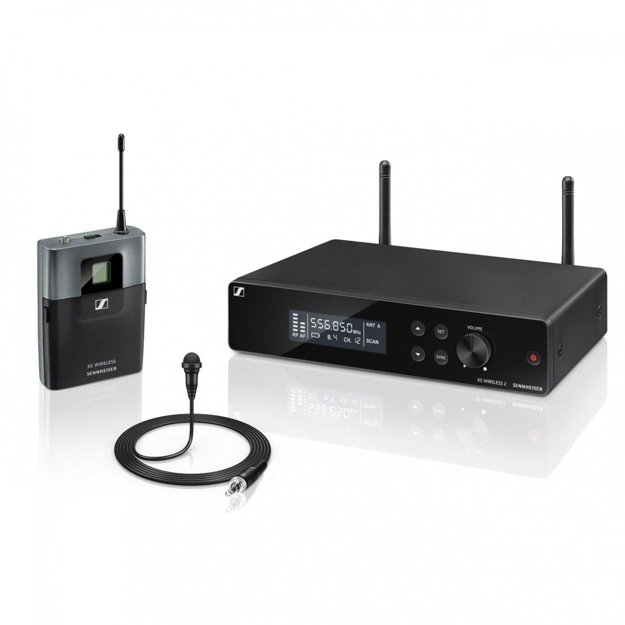 Sennheiser XSW 2-ME2-B  радиосистема с миниатюрным петличным микрофоном ME 2-2, 614-638 МГц