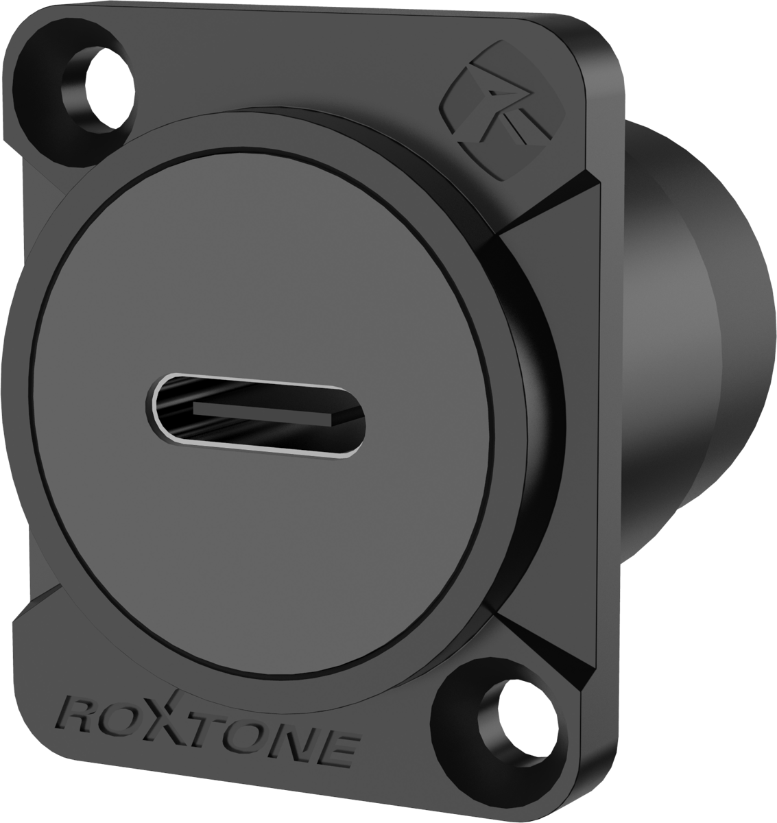 Roxtone RAUCD-B  разъем панельный Type-C, черный