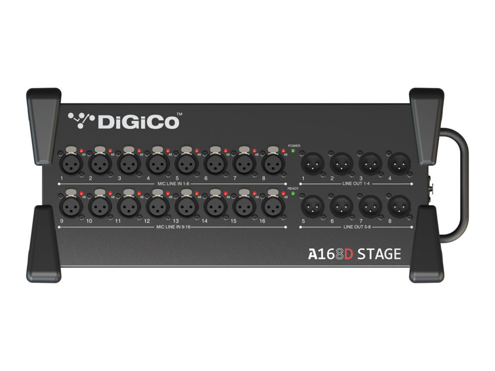 DiGiCo A168D Stage  портативный интерфейсный модуль с поддержкой Dante