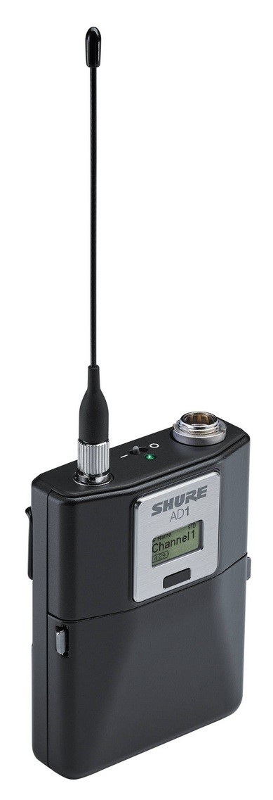 Shure Axient AD1 поясной передатчик с разъемом TA4F 470-636 МГц