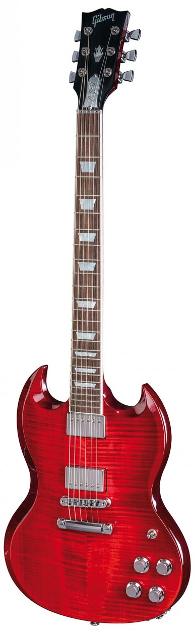 Gibson SG Standard HP 2018 Blood Orange Fade электрогитара, цвет красный, жесткий кейс