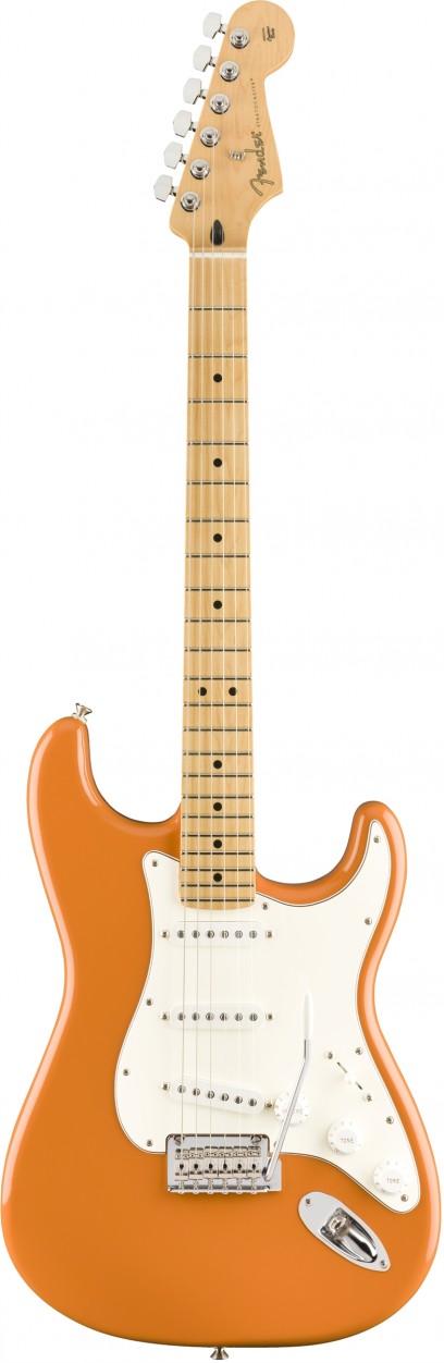 Fender Player Stratocaster®, Maple Fingerboard, Capri Orange электрогитара, цвет оранжевый