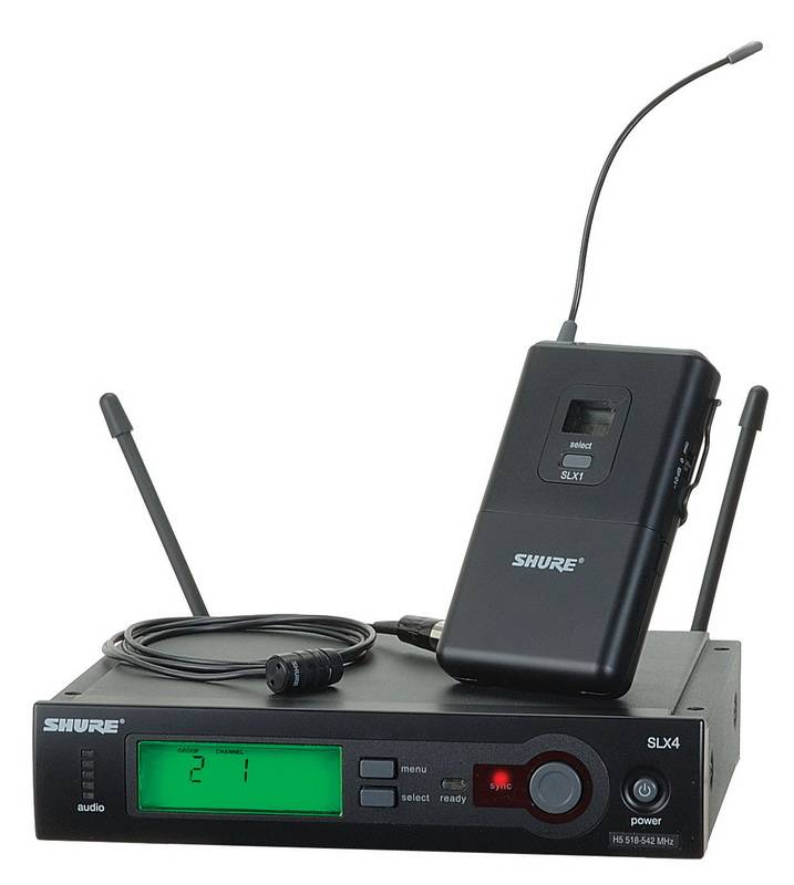 Shure SLX14E/85  радиосистема с петличным микрофоном WL185, цвет черный