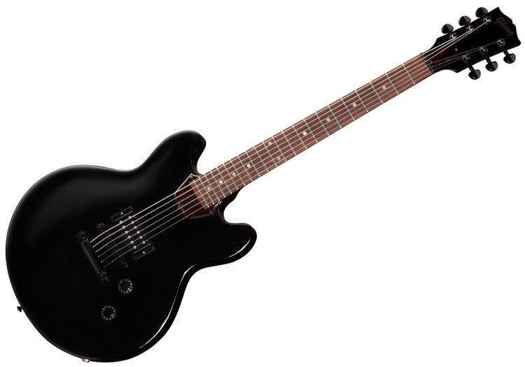 Gibson Memphis ES-339 Studio Ebony полуакустическя электрогитара с чехлом, цвет чёрный