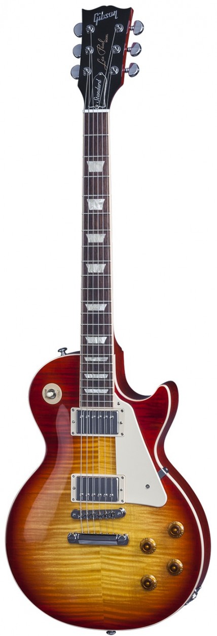 Gibson Les Paul Standard T 2017 электрогитара, цвет вишнёвый санбёрст, жесткий кейс в комплекте